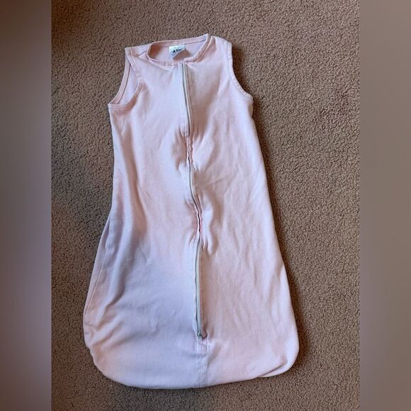 100% cotton Pink Sleeveless Sleep Sack Pajamas - Picture 1 of 3